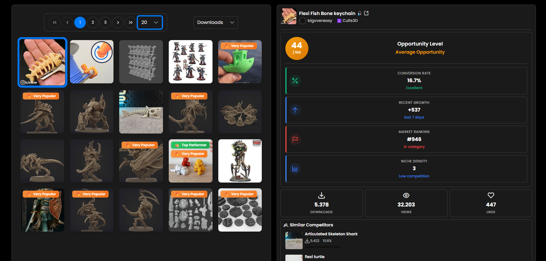 Advanced Market Insights screenshot
